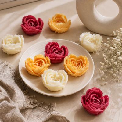 Peony Flower Candle