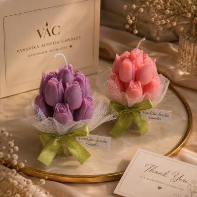 Tulip Bouquet Candle